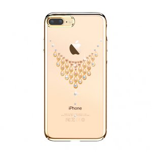 Чехол накладка Swarovski Kingxbar Starry Sky Gold Dew для iPhone 8 Plus Золото
