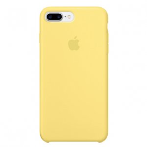Силиконовый чехол накладка Apple Silicone Case для iPhone 8 Plus Желтый