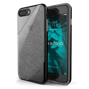 Чехол накладка X-Doria Revel Lux Black Glitter для iPhone 8 Plus Черный