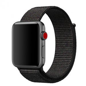 Ремешок нейлоновый Special case Nylon Sport для Apple Watch 3 / 2 / 1 (38mm) Черный
