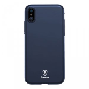 Чехол накладка Baseus Thin Case для iPhone X Синий