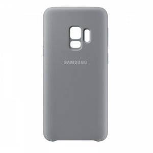 Силиконовый чехол накладка для Samsung Galaxy S9 Silicone Сover Серый
