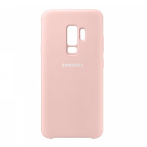 Силиконовый чехол для Samsung Galaxy S9 Plus Silicone Сover Розовый