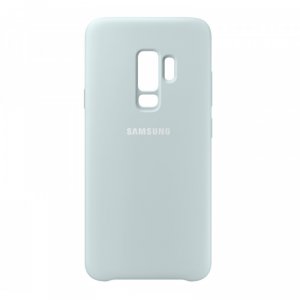 Силиконовый чехол для Samsung Galaxy S9 Plus Silicone Сover Голубой