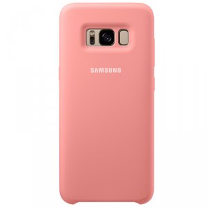 Силиконовый чехол накладка для Samsung Galaxy S8 Розовый