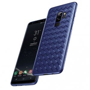 Чехол накладка Baseus BV Weaving Case для Samsung Galaxy S9 Plus Синий