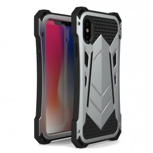 Противоударный чехол R-Just Armor для iPhone X Серебро