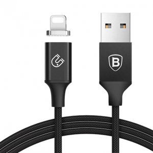 Магнитный кабель Baseus Insnap Magnetic USB to Lightning 1.2м Черный