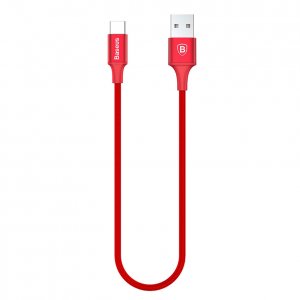 Кабель Baseus Rapid Series 25см USB Type-C Красный