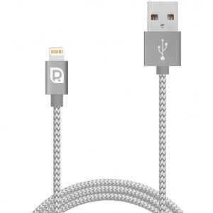 Переходник REQUIRED Braided MFI Lightning - USB 1 метр Серый