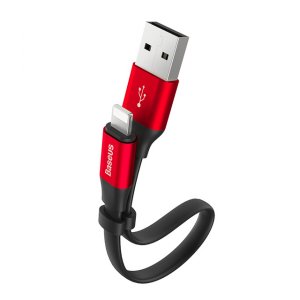 Переходник Baseus Nimble Lightning - USB 23 см Красный