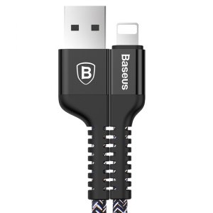 Переходник Baseus Confidant Anti-break Lightning - USB 1.5м Черный