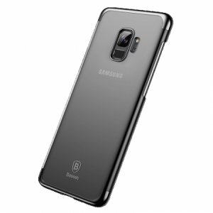 Чехол накладка Baseus Glitter для Samsung Galaxy S9 Черный