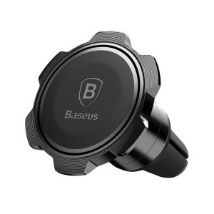 Автомобильный держатель для телефона Baseus Gyro Magnet Air Vent Car Mount Черный