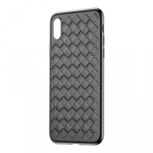 Чехол накладка Baseus BV Weaving Case для iPhone X Черный