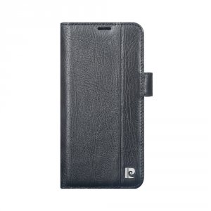 Кожаный чехол книжка Pierre Cardin для Samsung Galaxy S9 Черный