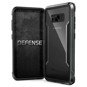 Противоударный чехол накладка X-Doria Defense Shield для Samsung Galaxy S8 Черный