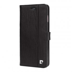 Кожаный чехол-книжка Pierre Cardin для iPhone 8 Plus Черный