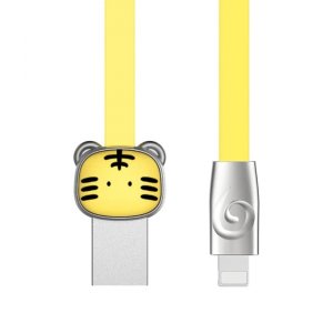 Кабель Rock Tiger USB - Lightning для iPhone 1м Желтый 
