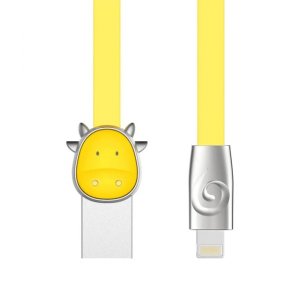 Кабель Rock Ox USB - Lightning для iPhone 1м Желтый 