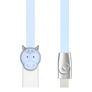 Кабель Rock Horse USB - Lightning для iPhone 1м Голубой 