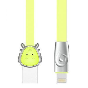 Кабель Rock Dragon USB - Lightning для iPhone 1м Зеленый 