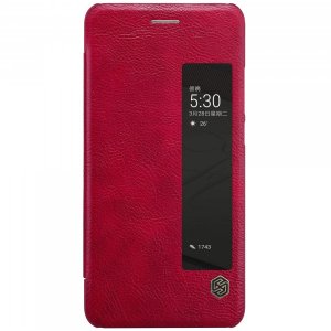 Чехол книжка Nillkin Qin Leather Case для Huawei P10 Красный