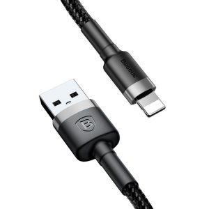 Кабель Baseus Kevlar 1м USB - Lightning для iPhone Черный