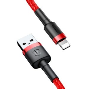 Кабель Baseus Kevlar 1м USB - Lightning для iPhone Красный