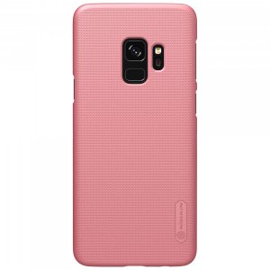 Чехол накладка Nillkin Frosted Shield для Samsung Galaxy S9 Розовый