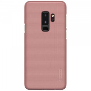 Чехол накладка Nillkin Frosted Shield для Samsung Galaxy S9 Plus Розовый