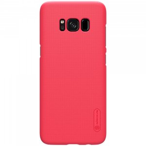 Чехол накладка Nillkin Frosted Shield для Samsung Galaxy S8 Красный