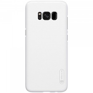 Чехол накладка Nillkin Frosted Shield для Samsung Galaxy S8 Белый