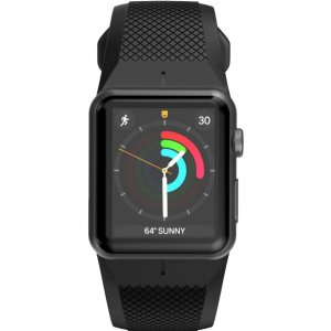 Спортивный ремешок Nomad Sport Black and Slate для Apple Watch (42мм) Черный