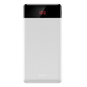 Внешний аккумулятор Baseus Mini Cu Digital Display Power Bank 10000mAh Белый