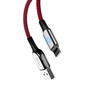 Кабель Baseus X-Type Light USB - Lightning 1м для iPhone Красный