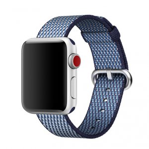 Ремешок нейлоновый Woven Nylon для Apple Watch (42мм) Голубой