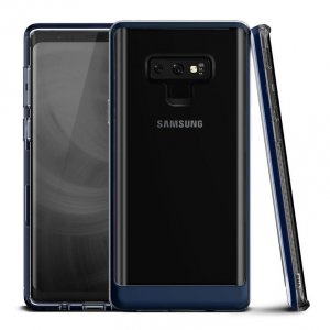 Чехол накладка VRS Design Crystal Bumper для Samsung Galaxy Note 9 Синий
