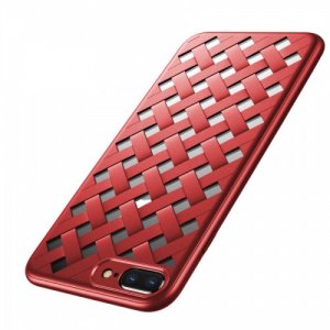 Чехол накладка Baseus Paper для iPhone 8 Plus Красный