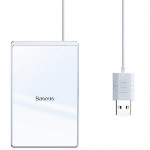 Беспроводная зарядка для телефона Baseus Card Ultra-thin 15 Вт Белая
