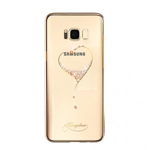 Чехол накладка Swarovski Kingxbar для Samsung Galaxy S8 Heart