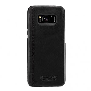 Кожаный чехол накладка Pierre Cardin для Samsung Galaxy S8 Черный