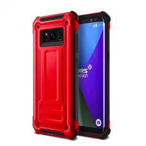 Противоударный чехол накладка VRS Design Terra Guard для Samsung Galaxy S8 Красный