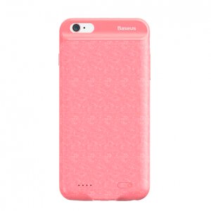 Чехол-аккумулятор Baseus Power Bank Case для iPhone 6/6S Plus Розовый